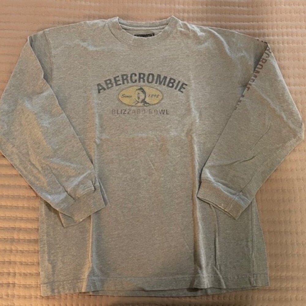 Ment's vintage A&F "Blizzard Bowl" long sleeve t-shirt